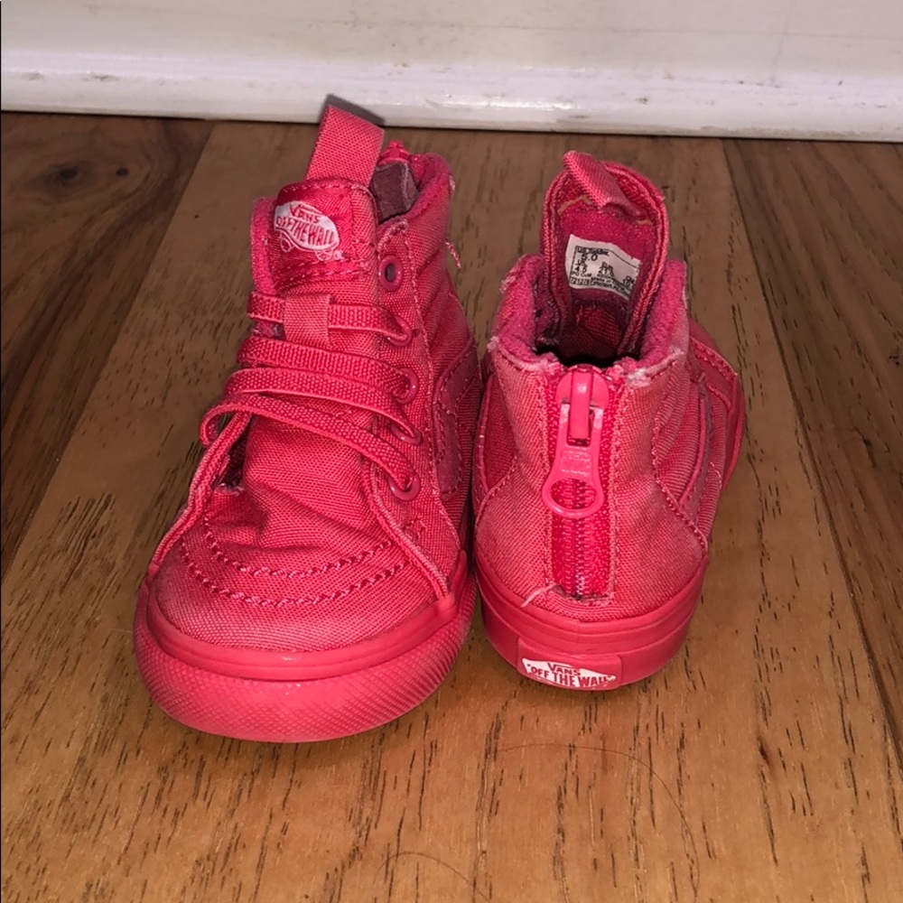 Vans toddler-red